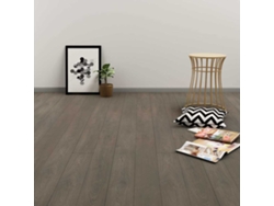 Lamas Para Suelo Autoadhesivas Pvc Gris Y Marrón 4,46 M² 3 Mm