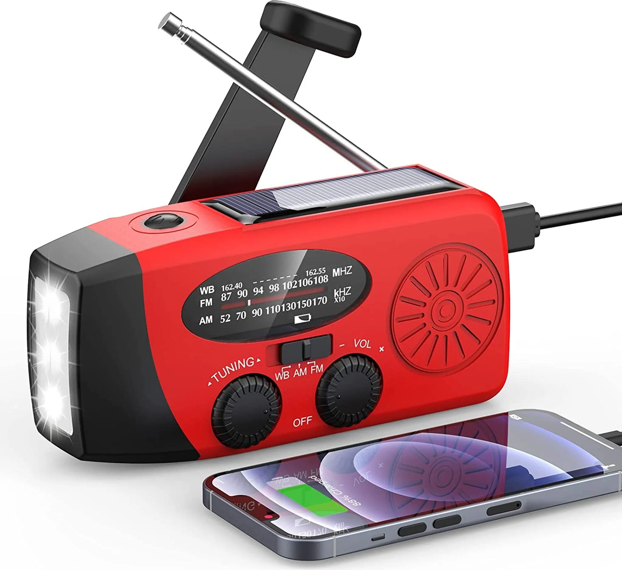 Radio Multifunción De Emergencia (2000 Mah)