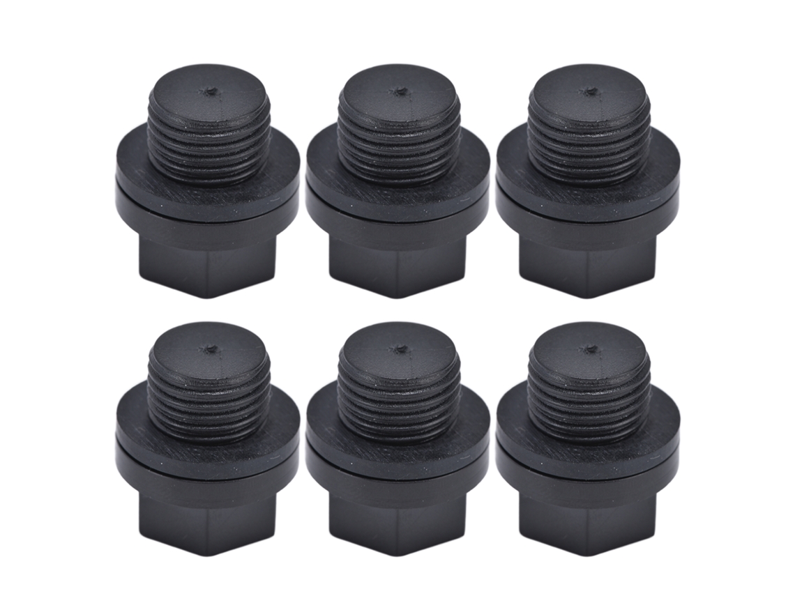 10 tapones de drenaje de goma para piscina, 1/4 pulg.