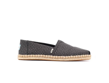 Alpargatas de Mujer TOMS Rope Textil Negro (37)