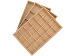 Organizador De Joyas De Lino De 3 Piezas, Práctico Y Multiusos Para Guardar Collares Y Pulseras.