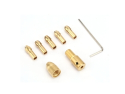 7 Piezas De Portabrocas De Pinza Para Taladro Eléctrico, Adaptador De 0,5-3 Mm, Herramienta Para Taladro Helicoidal De 3,17 Mm