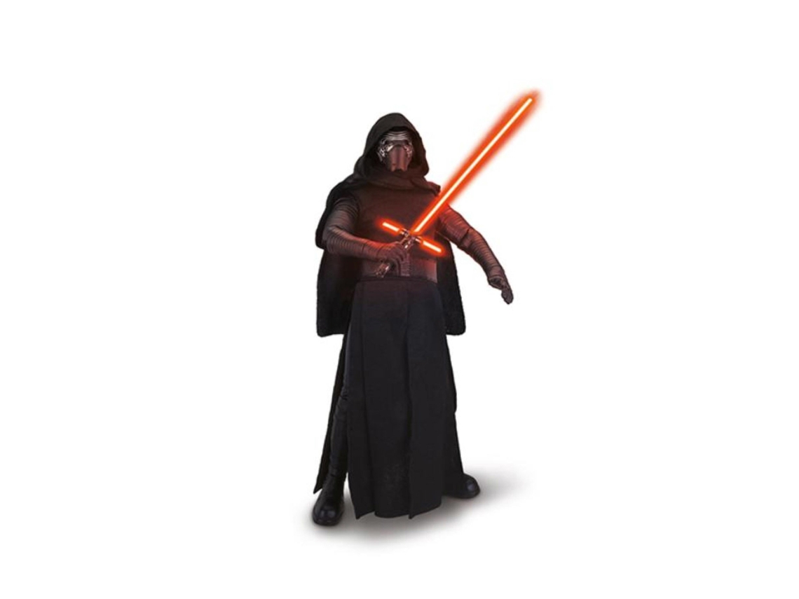 Figura de juguete interactiva Kylo Ren de Star Wars de Hasbro, 44 ​​cm, con luz y sonido.