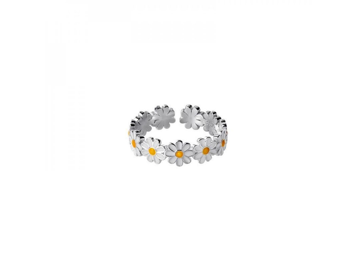 Anillo De Moda Coreana Con Margaritas Blancas, Ajustable Para Mujer, Anillo De Boda, Joyería Para Fiestas, Regalo De Cumpleaños, Gcp