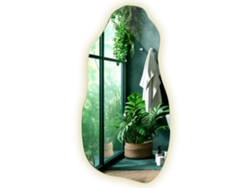 Espejo de pared LED irregular sin marco Espelharte (40x80 cm - Luz neutra 4000K)