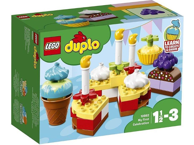 LEGO Duplo: Mi primera celebración - 10862 (Edad Mínima: 1,5 - 41 Piezas)