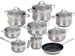 Batería SILAMPOS Emotion (9 piezas - Inox)