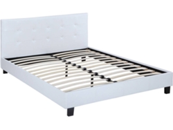Cama ''Julia'' color Blanco - 160 x 200 cm