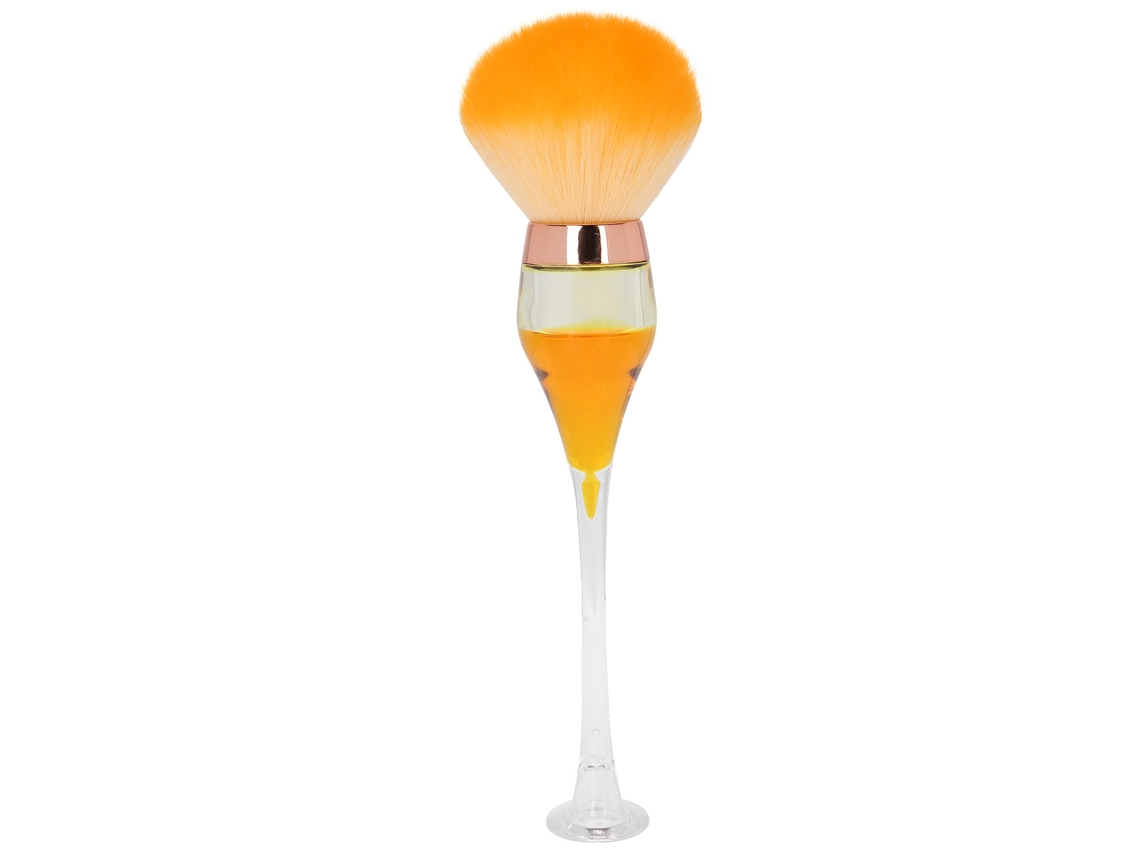 Pincel De Limpeza De Poeira Para Unhas Escova Remove Poeira Artística Em Unhas Pincel De Maquiagem Laranja