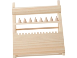 Soporte Organizador De Madera Para Joyas, Ideal Para Collares, Pulseras Y Relojes. Expositor Multifuncional...