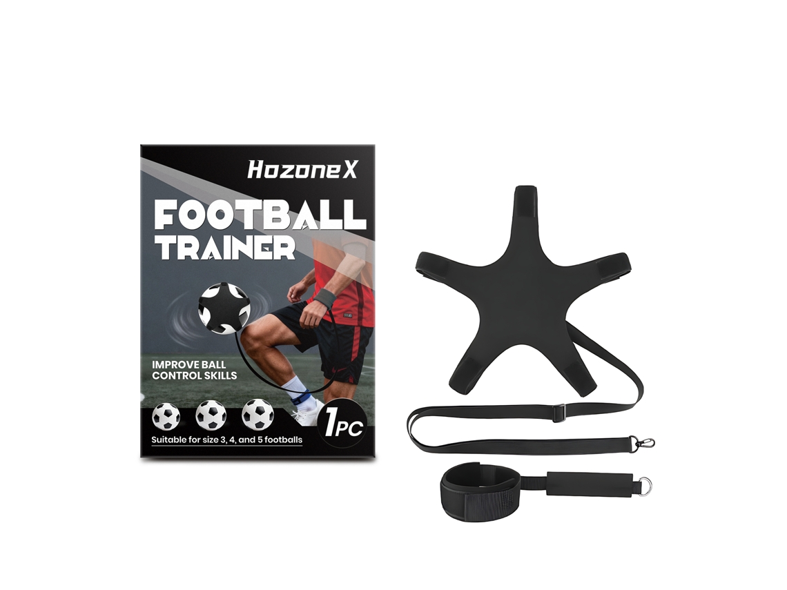 Entrenador de fútbol con muñequera ajustable