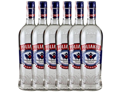 Vodka BARDINET Bardinet Poliakov (1 L - 6 unidades)