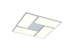 Plafón LED 60W, 3000K dimmable NEW OR BLANCO CRISTALRECORD 26-884-60-100
