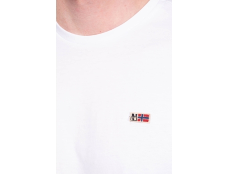 Camiseta de Hombre NAPAPIJRI Blanco (XL)