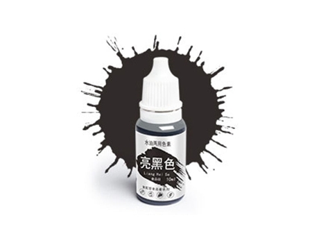 Bricolaje plastilina agua aceite, jabón para hacer colorantes, kit líquido colorantes comestiblesNegro SLOWMOOSE