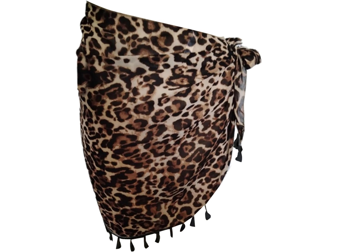 Falda playera elegante con flecos SFUSHOS