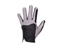 Guantes De Golf Para Zurdos, Poliéster, Alta Elasticidad, Transpirables, Lavables, Unisex, Negro/gris, Talla Mediana