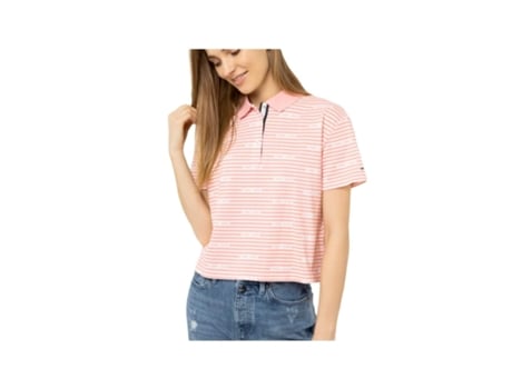 Polo TOMMY JEANS (L - Rosa)