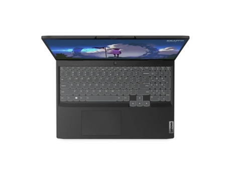 Laptop LENOVO IdeaPad Gaming 3 16IAH7 (Gris - 16 GB RAM - 512 GB SSD - 16 - NVIDIA GeForce RTX 3060 - Qwerty US - Intel Core i5 - Intel)