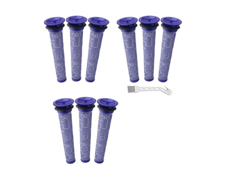 Accesorio Aspiradores DYSON Paquete de 9 filtros Dc58 Dc59 V6 V7 V8 3 filtros