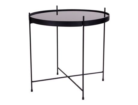 Mesa de café de acero negro Ø 48 x 48 cm HOUSE NORDIC