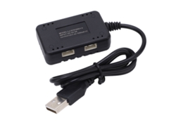 Cargador De Baterías Lipo Wltoys 2 En 1 Balanceado De 7,4 V Con Usb E Indicador Luminoso Para Coches Y Barcos Rc.