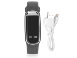 Relógio Digital Com Tela Led Carregável Estilo Moderno Pulseira Para Homens E Mulheres Preto 12/24h