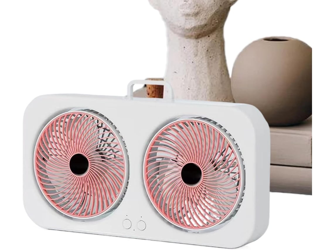 Ventilador De Escritorio Usb Doble De Alta Potencia |
