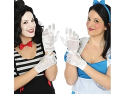Guantes DISFRAZZES Para Adulto Blanco (Talla: Talla Universal)