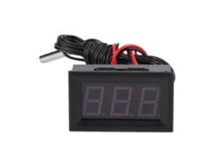 Dc5-12v -50~110°c Medidor De Temperatura Digital Con Pantalla Y Sonda Roja