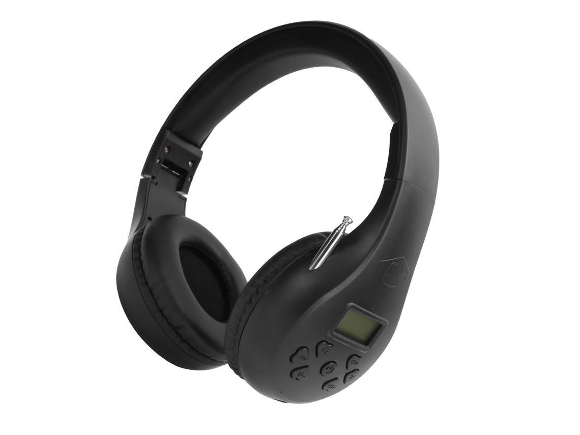 Auriculares Fm Para Enseñanza Con Antena Externa E Indicador De Capacidad De Batería (50-108 Mhz)