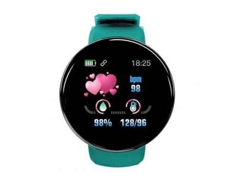 Smartwatch Ip65 Impermeable Deportes Fitness Compatible con Android iOS Verde