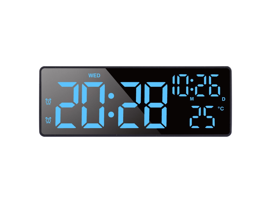 Termómetro Digital Led, Reloj Electrónico Y Alarma, Temporizador Multifuncional (pilas No Incluidas)