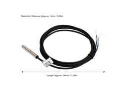 2026dz-2 Conjuntos Sensor De Proximidad Inductivo Npn No 3 Cables Impermeable 6-36vdc Distancia 1mm