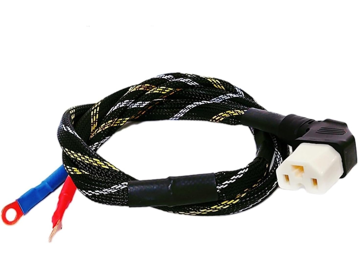 Cable Para Bicicleta Con Conectores De 3 Pines Y Mecanismo De Protección De Carga Integrado.