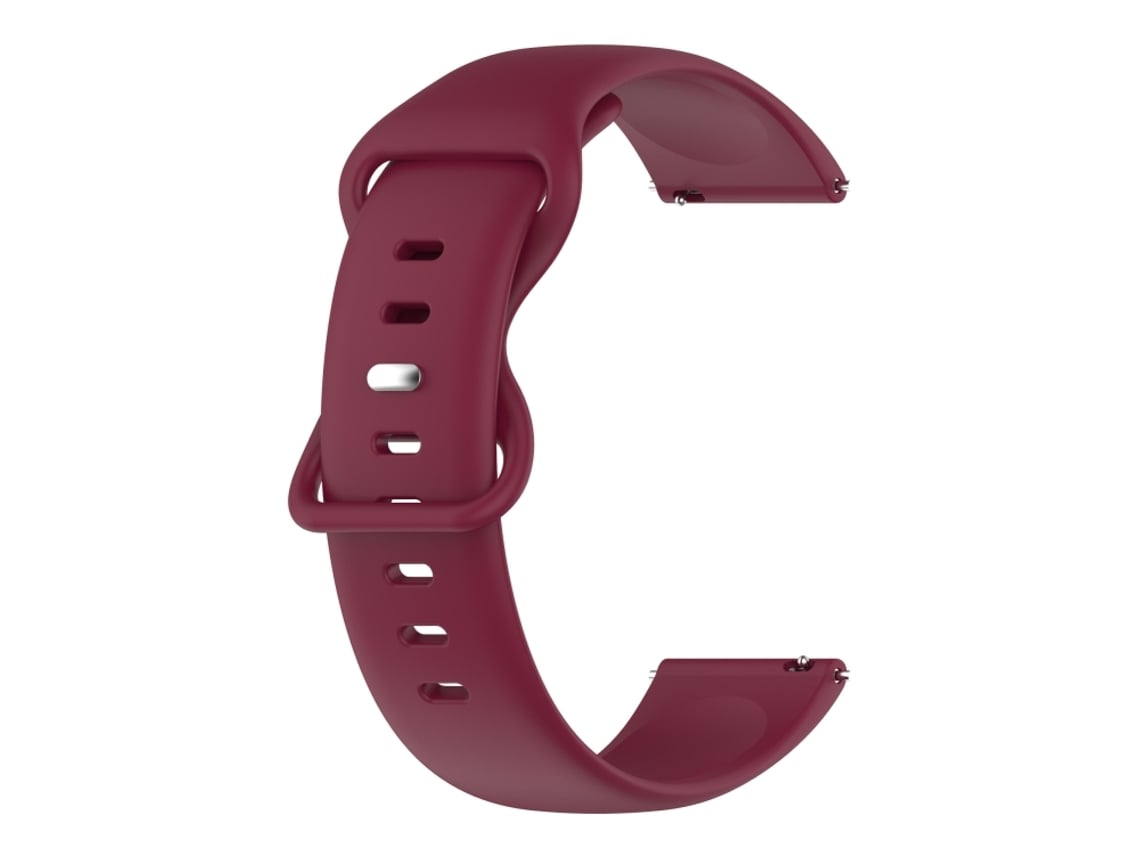 Bracelete Para Samsung Galaxy Watch 4 (40mm/44mm) - Silicone Cor Sólida (20mm) - Borgonha