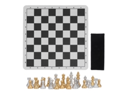 Juego De Ajedrez Con Piezas Y Tablero Decorativo, Juguete Para El Hogar, Ideal Para Niños, Para Viajes Y Para Toda La Familia.