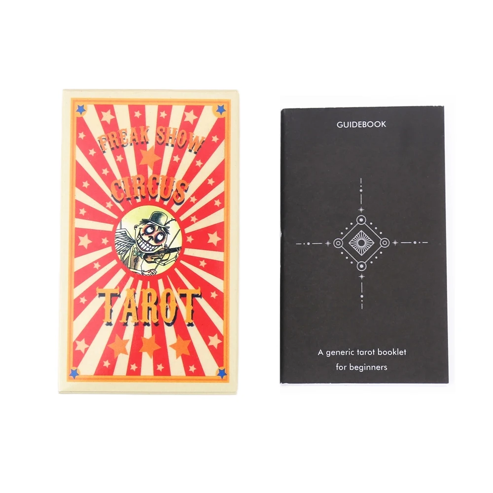 Jogo De Tarô The Weird Circus (versão Em Inglês), Conjunto De Tabuleiro Com 78 Cartas, Inclui Guia Do Jogo.