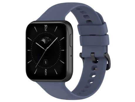 Correa de reloj inteligente para OPPO Watch 3 Pro Silicona suave de color sólido (Gris Azul)