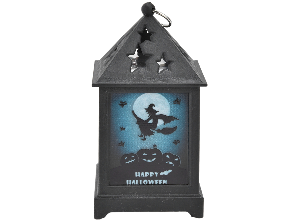 2026-linterna De Halloween Con Led Luz De Noche Portátil Lámpara De Fuego Para Decoración Festiva Bruja