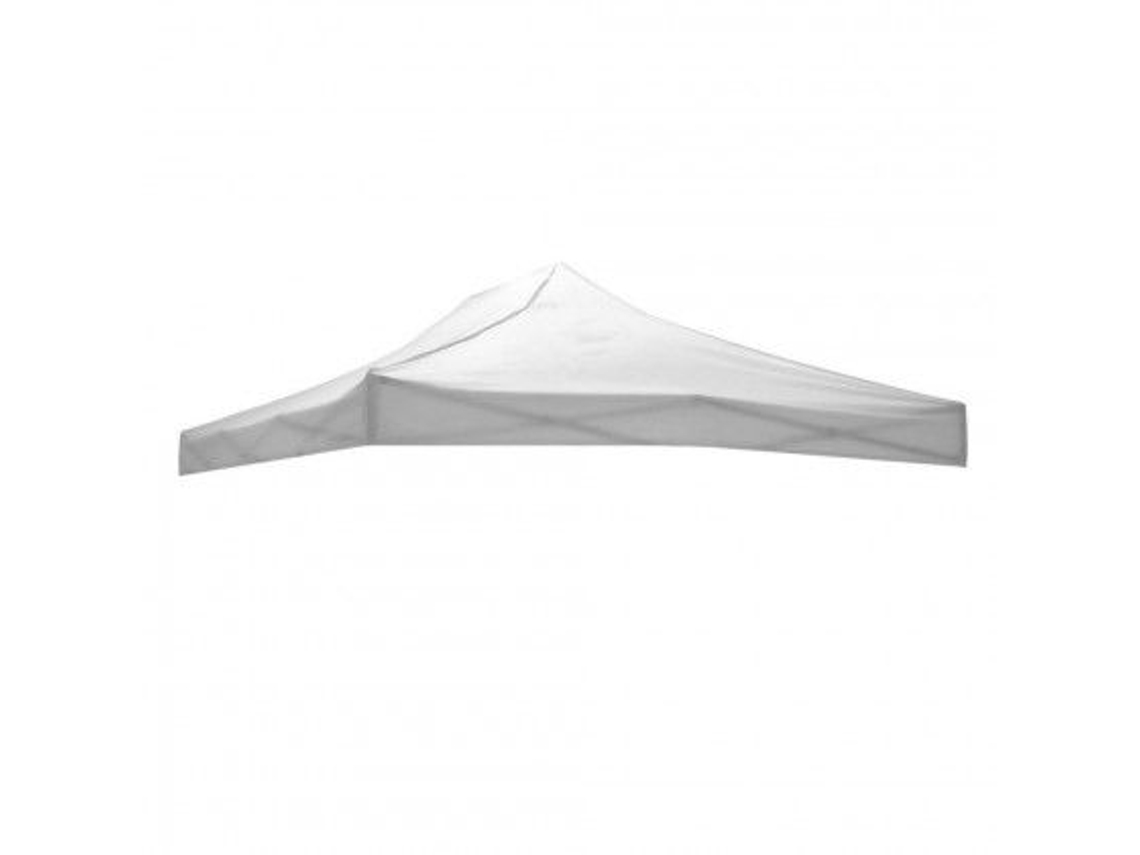 Lona de techo impermeable 2X3 blanca para cenador plegable recambio 49483 DIVINA GARDEN