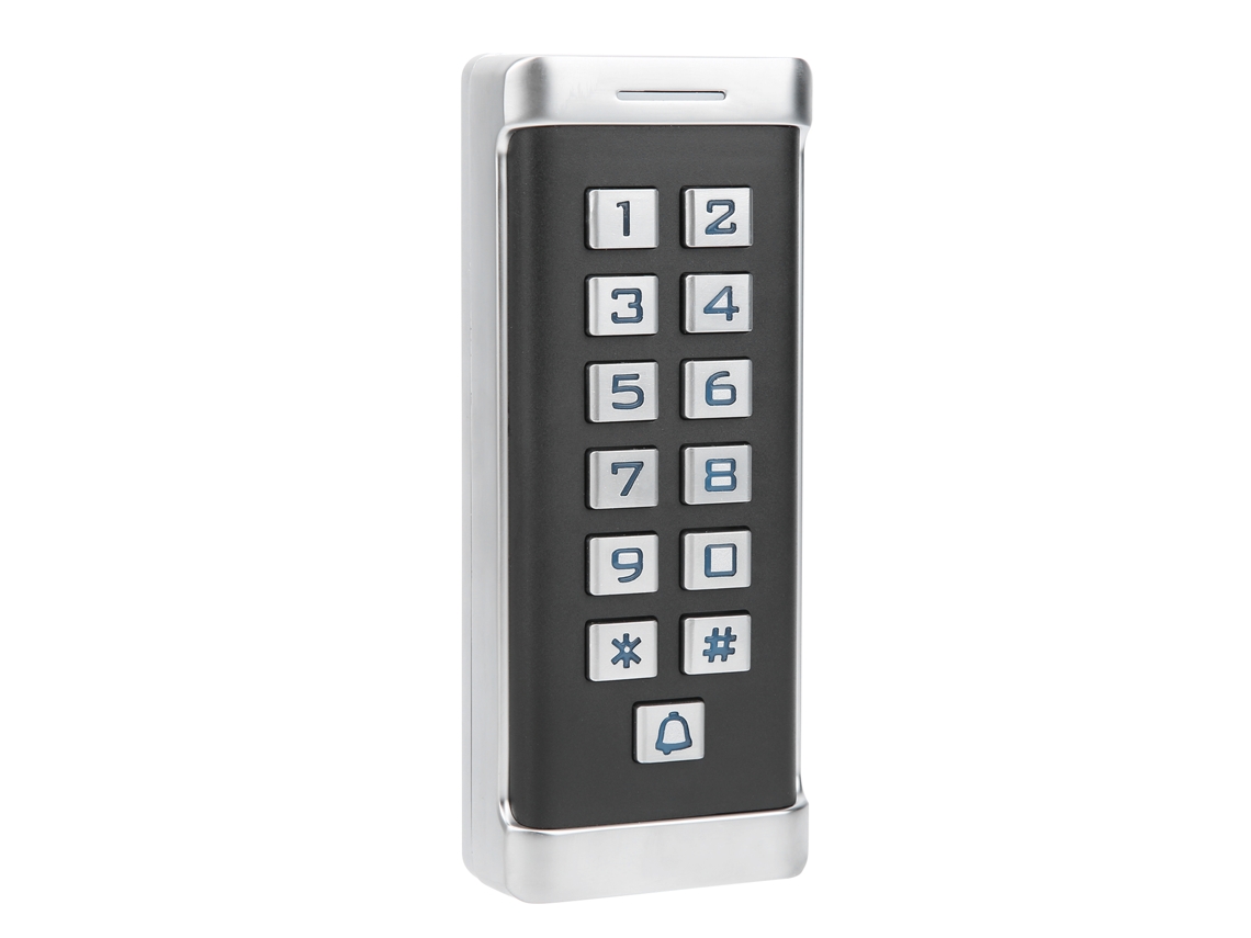 Panel De Teclado Metal Rfid 125khz Con Retroiluminación Para Control De Acceso Wiegand26 Tarjeta Contraseña