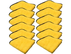 Juego de 12 toallas de microfibra superabsorbentes para la limpieza del coche y del hogar, paños de limpieza para automóviles, Vayotoy