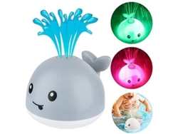 Juguetes De Baño Para Bebés, Juguete De Ducha Con Luz Led, Ballena Para Jugar En La Piscina.
