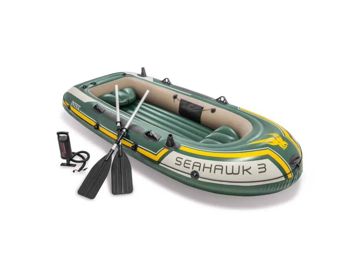Bote Inflable INTEX Verde Vinilo (295x137x43 cm)