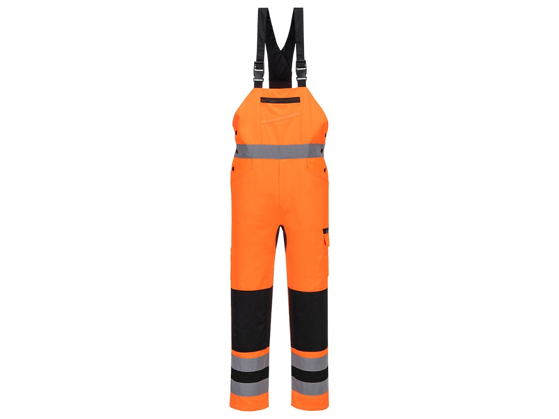 Peto De Trabajo Alta Visibilidad Ecológico Wx2 | Sostenible Naranja/negro / 5xl
