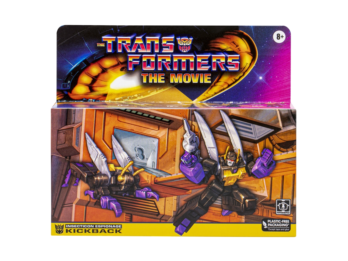 TRANSFORMERS Retro TRANSFORMERS: La película Kickback Figura TRANSFORMERS 8 Años