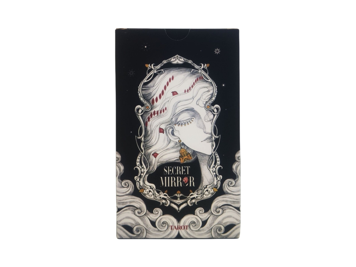Baraja De Tarot Secret Mirror Room De 12x7 Pulgadas, Con Una Versión En Inglés Del Manual De Instrucciones Del Tarot Rider-waite.