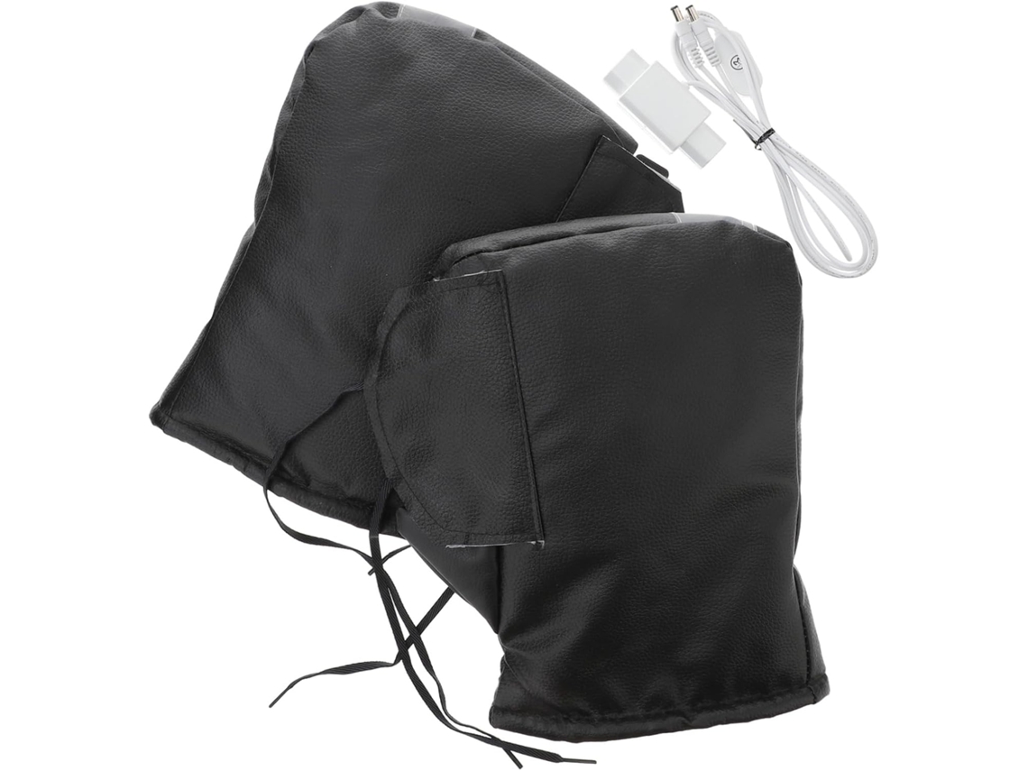 Puños Calefactables Para Manillar Con Temperatura Ajustable Y Cable De Alimentación.