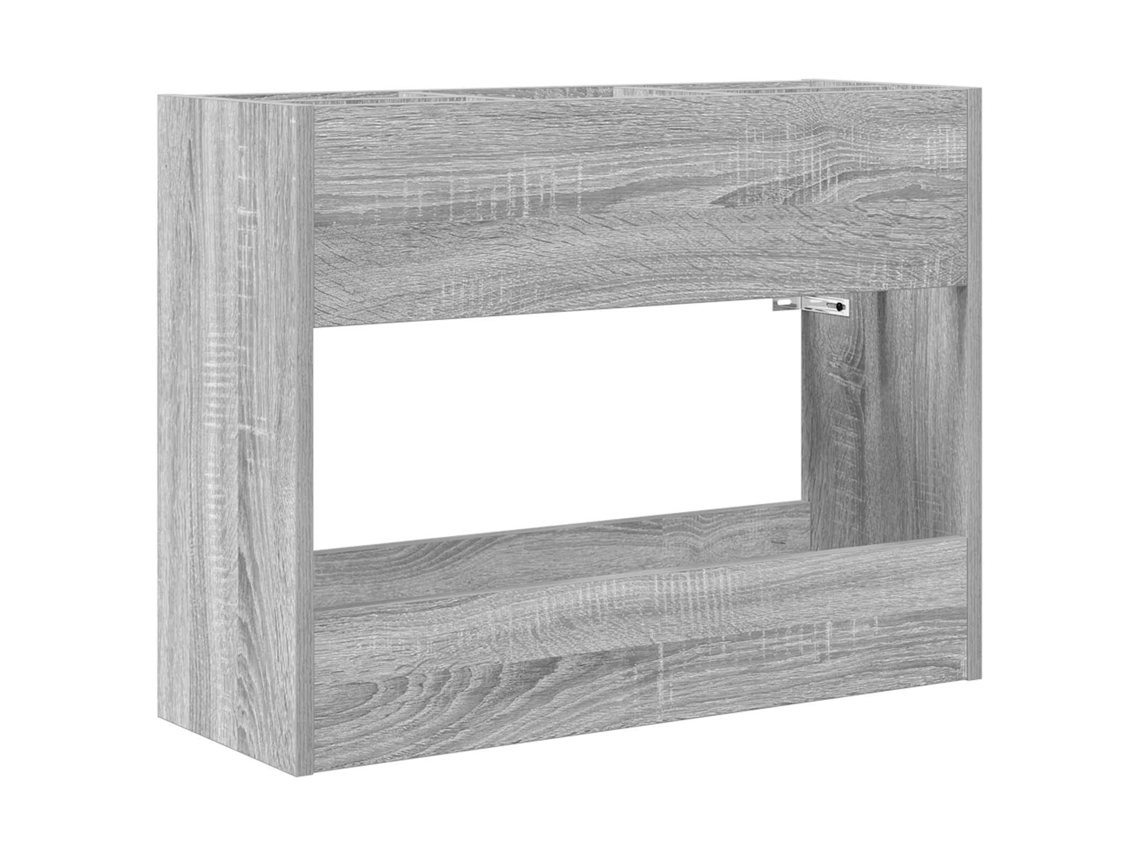 Paragüero Vidaxl gris derivado de madera (65 x 24 x 50 cm)